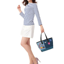 画像をギャラリービューアに読み込む, シンクビー Thinkbee A002185 ダウンタウンキャット トートバッグ (ファスナータイプ) レディースバッグ 送料無料