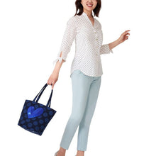 画像をギャラリービューアに読み込む, シンクビー Think Bee A002791 インフィニティラブ トートバッグ ブルー