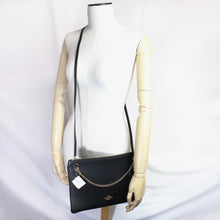 画像をギャラリービューアに読み込む, コーチ COACH 52901 ペプルド レザー コンバーチブル ヒッピー ブラック 送料無料