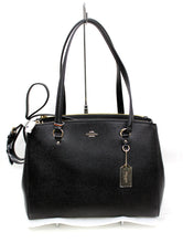 画像をギャラリービューアに読み込む, コーチ COACH 21024 バッグ スタントン ブラック STANTON CARRYALL IN CROSSGRAIN LEATHER BLACK 送料無料