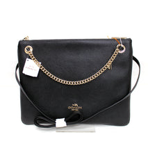 画像をギャラリービューアに読み込む, コーチ COACH 52901 ペプルド レザー コンバーチブル ヒッピー ブラック 送料無料