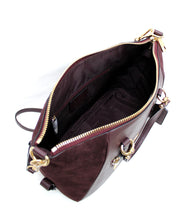 画像をギャラリービューアに読み込む, コーチ COACH 55532 ミックスレザー プリムローズ サッチェル オックスブラッド Mixed Leather Primrose Satchel Shoulder Bag oxblood 送料無料