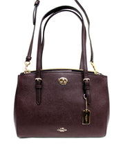 画像をギャラリービューアに読み込む, コーチ COACH 37782 ターンロック キャリ−オール29 オックスブラッド Turnlock Carryall 29 oxblood 送料無料