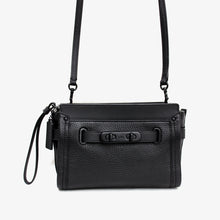画像をギャラリービューアに読み込む, コーチ COACH 53032 スワッガ― リストレット ショルダーバッグ ブラック 送料無料