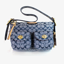 画像をギャラリービューアに読み込む, コーチ COACH 3239 カーゴ ショルダーバッグ シグネチャー シャンブレー ボディバッグ レディーズバッグ