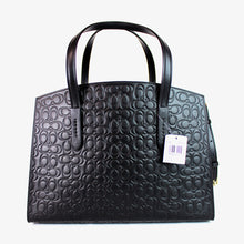 画像をギャラリービューアに読み込む, コーチ COACH 51728 チャーリー キャリーオール シグネチャー レザー ブラック ハンドバッグ レディースバッグ 送料無料