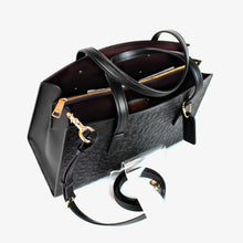 画像をギャラリービューアに読み込む, コーチ COACH 51728 チャーリー キャリーオール シグネチャー レザー ブラック ハンドバッグ レディースバッグ 送料無料