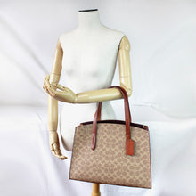 画像をギャラリービューアに読み込む, コーチ COACH 31210 チャーリー キャリーオール シグネチャー キャンバス レディースバッグ ハンドバッグ ショルダーバッグ 送料無料