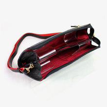 画像をギャラリービューアに読み込む, カイマン ワニ革 740-5598 メンズバッグ ブラック ショルダーバッグ レディースバッグ