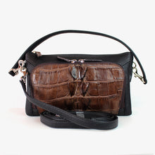 画像をギャラリービューアに読み込む, クロコダイル ワニ革バッグ 740-5174 メンズバッグ レディースバッグ ショルダーバッグ 送料無料
