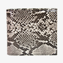 画像をギャラリービューアに読み込む, ヘビ柄 二つ折財布 19012 カード4枚入り コインポケット付き メンズサイフ レディースサイフ レディース小物 送料無料