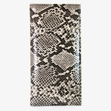 画像をギャラリービューアに読み込む,  ヘビ柄 長財布 19021 カードケース マチ無し メンズサイフ  レディース財布 レディース小物 送料無料