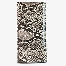 画像をギャラリービューアに読み込む,  ヘビ柄 長財布 19021 カードケース マチ無し メンズサイフ  レディース財布 レディース小物 送料無料