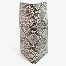 画像をギャラリービューアに読み込む,  ヘビ柄 長財布 19021 カードケース マチ無し メンズサイフ  レディース財布 レディース小物 送料無料