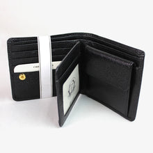画像をギャラリービューアに読み込む, フォルトナー FORTNER 3555 中窓付 二つ折財布 カード14枚入り ソフト牛革 メンズ財布 送料無料