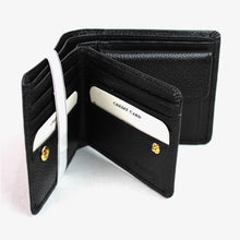 画像をギャラリービューアに読み込む, フォルトナー FORTNER 3555 中窓付 二つ折財布 カード14枚入り ソフト牛革 メンズ財布 送料無料