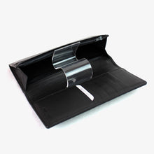 画像をギャラリービューアに読み込む, フォルトナー メッシュ 中ファスナー付 長財布 ブラック FORTNER MESH 908-3834 メンズ財布 送料無料