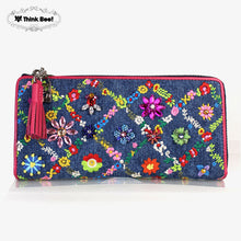画像をギャラリービューアに読み込む, シンクビー Think Bee A002590 オーバーザレインボー L型長財布 (ブルー) レディース財布 送料無料