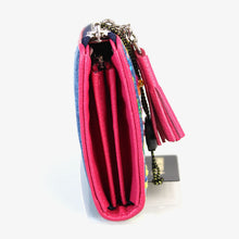 画像をギャラリービューアに読み込む, シンクビー Think Bee A002590 オーバーザレインボー L型長財布 (ブルー) レディース財布 送料無料