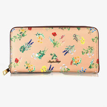 画像をギャラリービューアに読み込む, レガートラルゴ Legato Largo LJ-G1191 花柄サイフ 合皮ラウンドファスナー長財布 送料無料