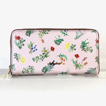 画像をギャラリービューアに読み込む, レガートラルゴ Legato Largo LJ-G1191 花柄サイフ 合皮ラウンドファスナー長財布 送料無料