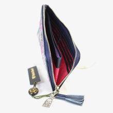 画像をギャラリービューアに読み込む, シンクビー Think Bee A002603 ノクターンローズ L型長財布(薄型)