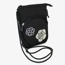 画像をギャラリービューアに読み込む, フラワーモチーフ バッグ BZ-0409-5 スマホポシェット ミニショルダーバッグ レディースバッグ レディース小物 送料無料
