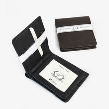 画像をギャラリービューアに読み込む, フォルトナー FORTNER 3111 中ベラ付き カード10枚入り 二つ折財布 ソフト牛革 メンズ財布 送料無料