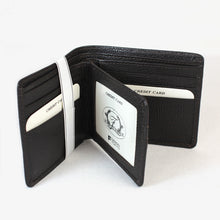 画像をギャラリービューアに読み込む, フォルトナー FORTNER 3111 中ベラ付き カード10枚入り 二つ折財布 ソフト牛革 メンズ財布 送料無料