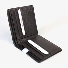 画像をギャラリービューアに読み込む, フォルトナー FORTNER 3111 中ベラ付き カード10枚入り 二つ折財布 ソフト牛革 メンズ財布 送料無料