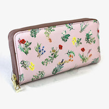 画像をギャラリービューアに読み込む, レガートラルゴ Legato Largo LJ-G1191 花柄サイフ 合皮ラウンドファスナー長財布 送料無料