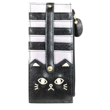 画像をギャラリービューアに読み込む, 猫 CAT ネコ ボーダーカードケース BBZ-0666 レディース財布 送料無料