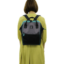 画像をギャラリービューアに読み込む, アネロ 口金リュック anello GRANDE GU-B3012 軽量撥水 杢調ポリエステル  レディースバッグ リュックサック バックパック　送料無料
