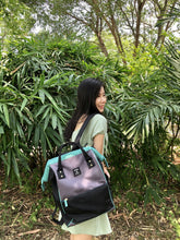 画像をギャラリービューアに読み込む, アネロ グランデ anello GRANDE 口金リュック GU-B3011 軽量撥水 杢調ポリエステル  レディースバッグ リュックサック　送料無料
