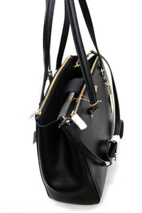 コーチ COACH 21024 バッグ スタントン ブラック STANTON CARRYALL IN CROSSGRAIN LEATHER BLACK　送料無料