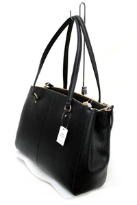 コーチ COACH 21024 バッグ スタントン ブラック STANTON CARRYALL IN CROSSGRAIN LEATHER BLACK　送料無料