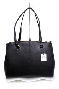 コーチ COACH 21024 バッグ スタントン ブラック STANTON CARRYALL IN CROSSGRAIN LEATHER BLACK　送料無料