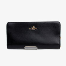 画像をギャラリービューアに読み込む, コーチ COACH 58586　長財布 スキニー ウォレット ブラック　Skinny Wallet in Refined Calf Leather BLACK
