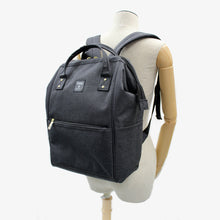 画像をギャラリービューアに読み込む, アネロ 口金リュック anello GRANDE GU-B3231 クラシック杢調ポリエステル レギュラーサイズ リュックサック レディースバッグ バックパック　送料無料
