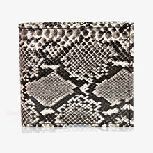 画像をギャラリービューアに読み込む, ヘビ柄 二つ折財布 19015 カード８枚入り メンズサイフ レディース財布 送料無料
