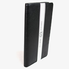 画像をギャラリービューアに読み込む, フォルトナー FORTNER 3592 カードケース長財布 ブラック　カード30枚入り　三つ折り　ソフト牛革 メンズ財布　レディース財布 送料無料
