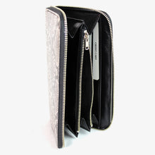 画像をギャラリービューアに読み込む, ヘビ柄 ラウンドファスナー長財布 19014 レディースサイフ メンズサイフ
