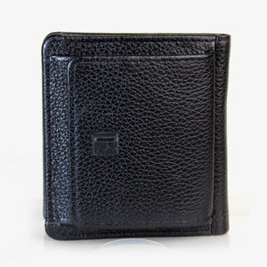 フォルトナー FORTNER 3126 外ボックスコインケース付き 二つ折財布 ソフト牛革 コンパクトサイズ メンズ財布　送料無料