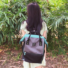 画像をギャラリービューアに読み込む, アネロ グランデ anello GRANDE 口金リュック GU-B3011 軽量撥水 杢調ポリエステル  レディースバッグ リュックサック　送料無料
