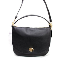 画像をギャラリービューアに読み込む, コーチ COACH 24771 ターンロック ホーボー ブラック Turnlock Hobo Polished Pebble Leather Black
