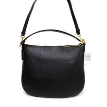 画像をギャラリービューアに読み込む, コーチ COACH 24771 ターンロック ホーボー ブラック Turnlock Hobo Polished Pebble Leather Black
