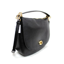 画像をギャラリービューアに読み込む, コーチ COACH 24771 ターンロック ホーボー ブラック Turnlock Hobo Polished Pebble Leather Black
