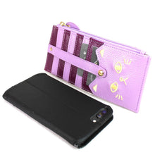 画像をギャラリービューアに読み込む, 猫 CAT ネコ ボーダーカードケース BBZ-0666　レディース財布　送料無料　
